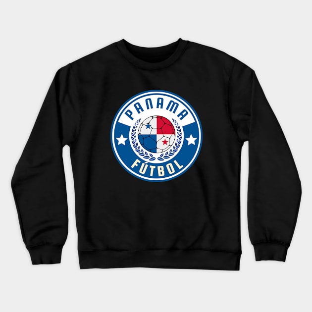 Panama Fútbol Crewneck Sweatshirt by footballomatic